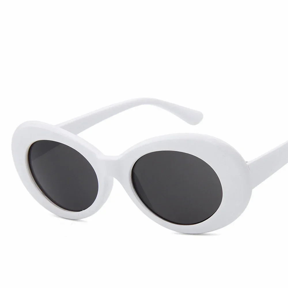 2025 Goggle Brille Ovale Sonnenbrille Damen Trendy Hot Vintage Retro Sonnenbrille Damen Weiß Schwarz Brillen UV