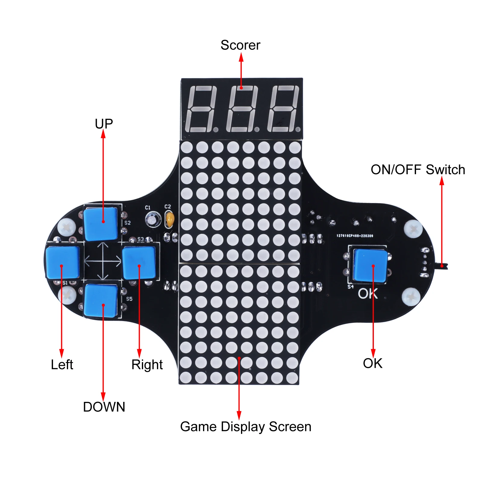 DIY Elektronische Kit Schlange Flugzeug Racing Klassische Lustige Spiel Suite Löten Projekt Praxis Einstellbare Display Helligkeit Kinder Spielzeug – Detail 2