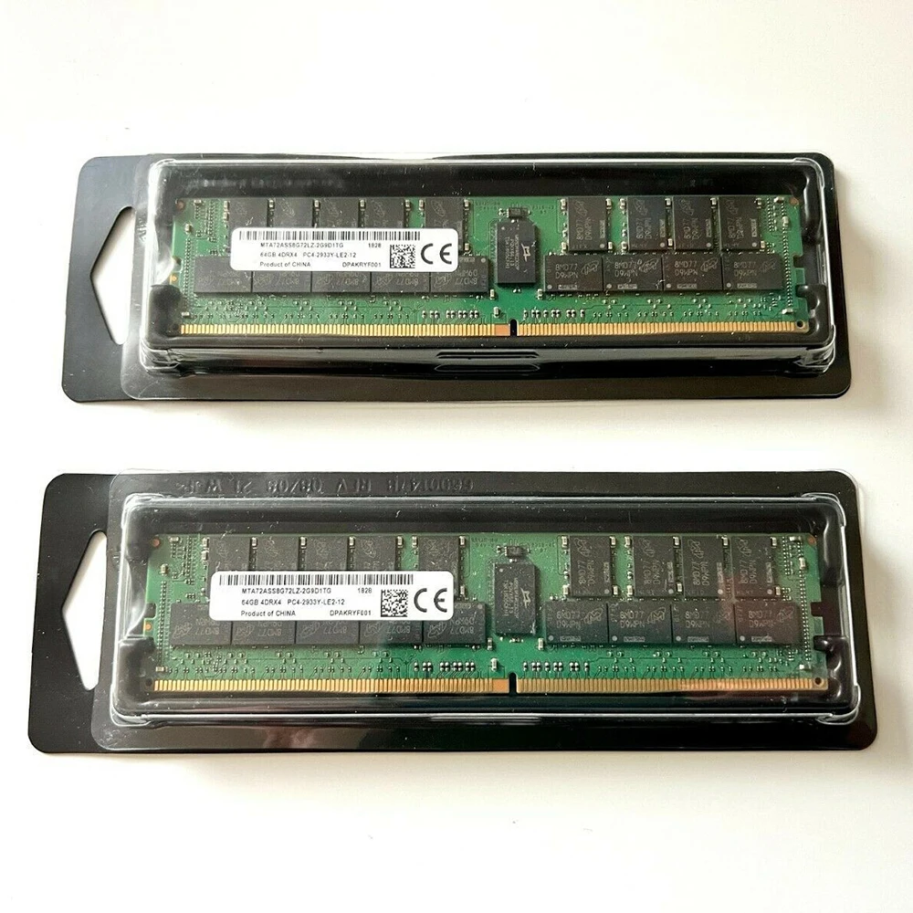 

1 шт., Серверная память для MT RAM 64 ГБ, 64 ГБ, 4DR × 4 PC4-2933Y DDR4 2933