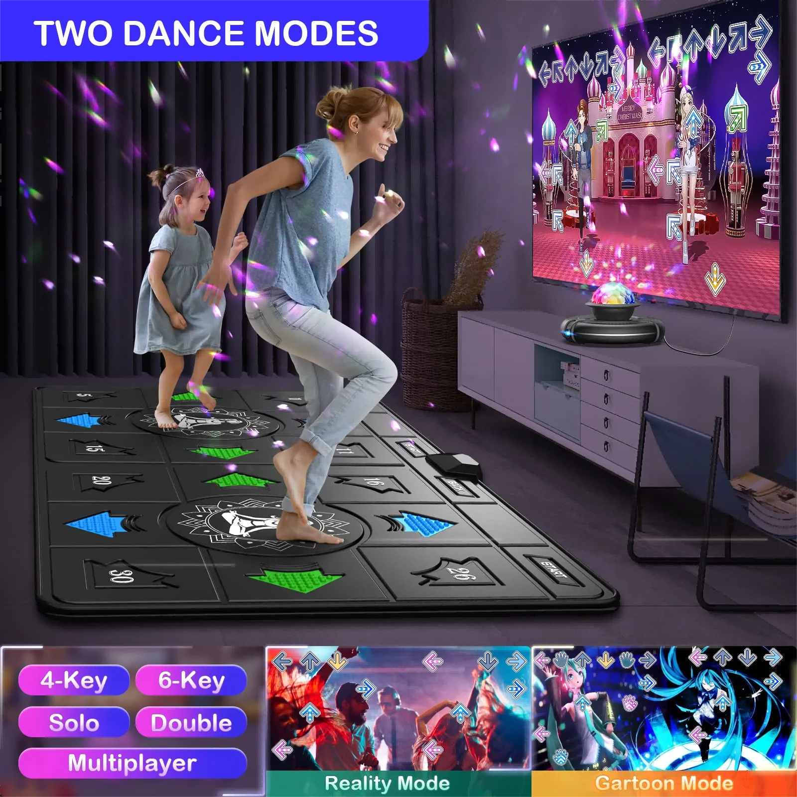 Hd Computador Tv Dupla Utilização Jogo Dupla Esteira De Dança Yoga Esportes  Fitness Correndo Cantar Música Jogos Pc Tapete Com 2 Dois Gamepads Câmera  Tf - Tapetes Para Dança - AliExpress