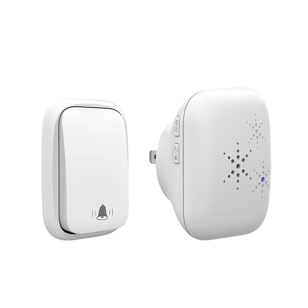 WENHIOT Home Wireless Remote Control 150 meter Waterproof Wall Piercing Self powered Intelligent Doorbell