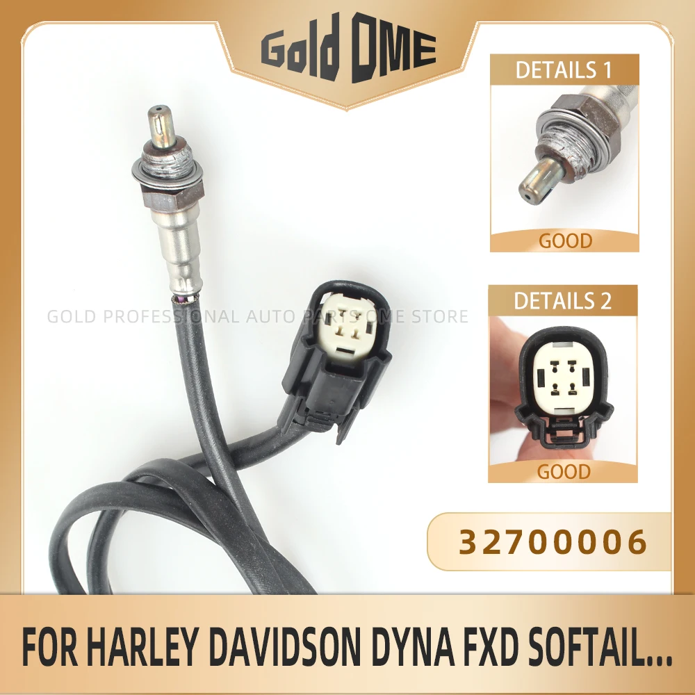 Harley O2 Sensor Replacement USERX Universal Motorcycle Oxygen Sensor for 32700006 Harley Davidson ...
