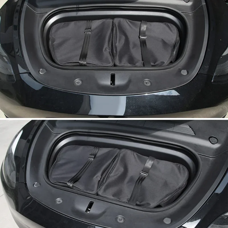 

Органайзер для холодильника Tesla Model 3 Y 2016-2023 Frunk, изоляционная сумка, органайзер для хранения в переднем багажнике для аксессуаров модели 3 Y