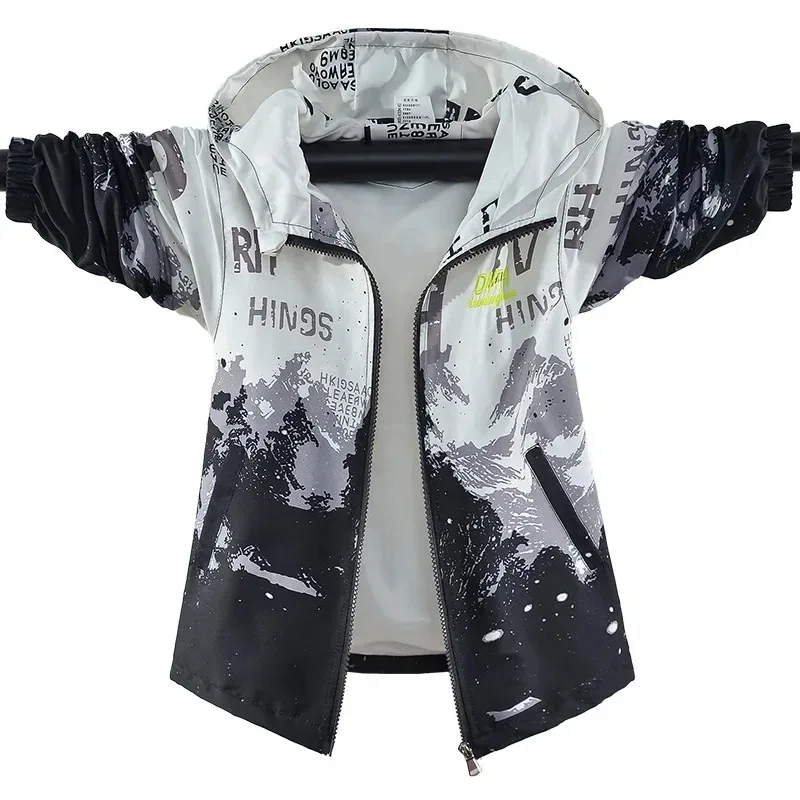Children's Clothing Boys Spring and Autumn Coat New Foreign Style Spring Clothing Gradual Change Jacket Casual