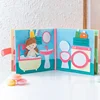 Toddlers Montessori Toys Busy Board Farm Animal Scene Storytelling Activity Toy Quiet Book Felt Activity Educational Sensory Toy 5