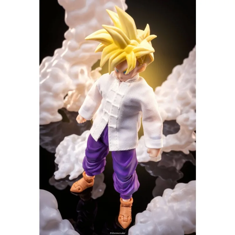 Dragon Ball 1/12 Maßstab Handgefertigte Son Gohan Klassische Kleidung Uniform Zubehör für 6-Zoll SHF Actionfigur Modell – Detail 3