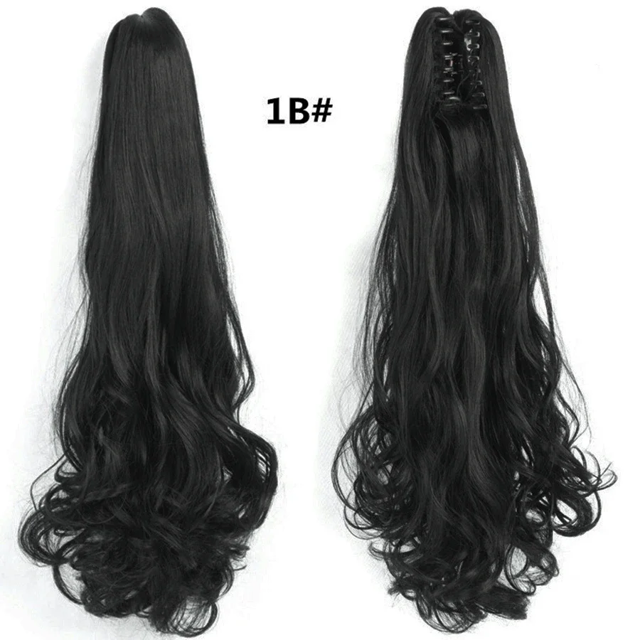 Synthetic Ponytail Extension Claw Clip in Hair Asia 22 display picture 3