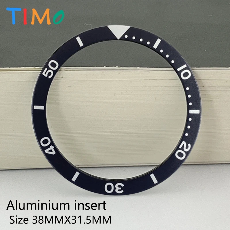 Premium 38x31.5mm Aluminum Bezel Insert