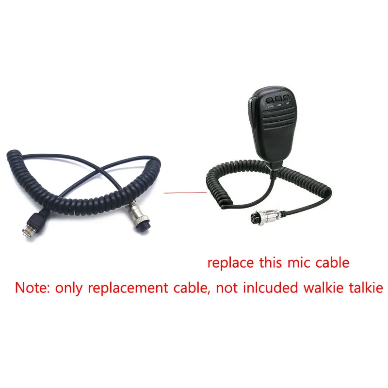 MH-31B8 PTT Microphone & Extend Cable for Yaesu FT-847 FT920 950