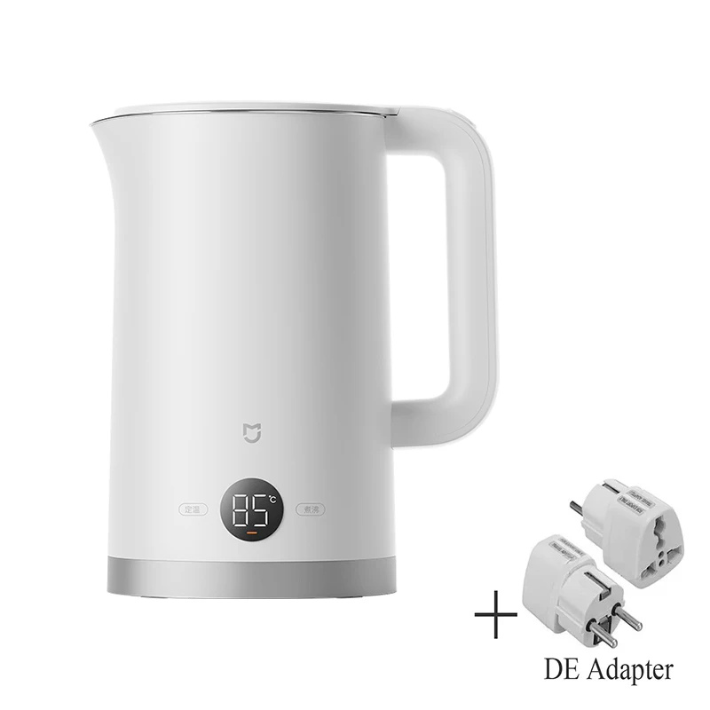 미지아 정온 전기 주전자 3 홈 자동 전원 차단 316L 스테인리스 스틸 1800w 빠른 가열 1.7L 주전자