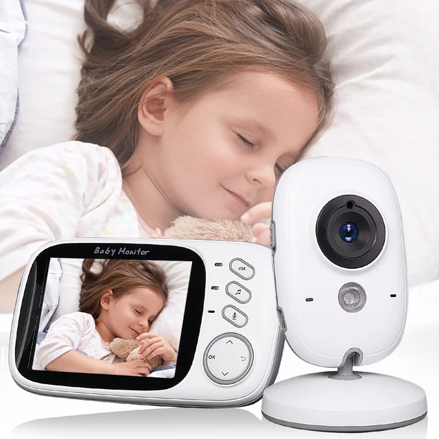 VB603 Moniteur vidéo pour bébé, sans fil 2,4 G, avec écran LCD 3,2