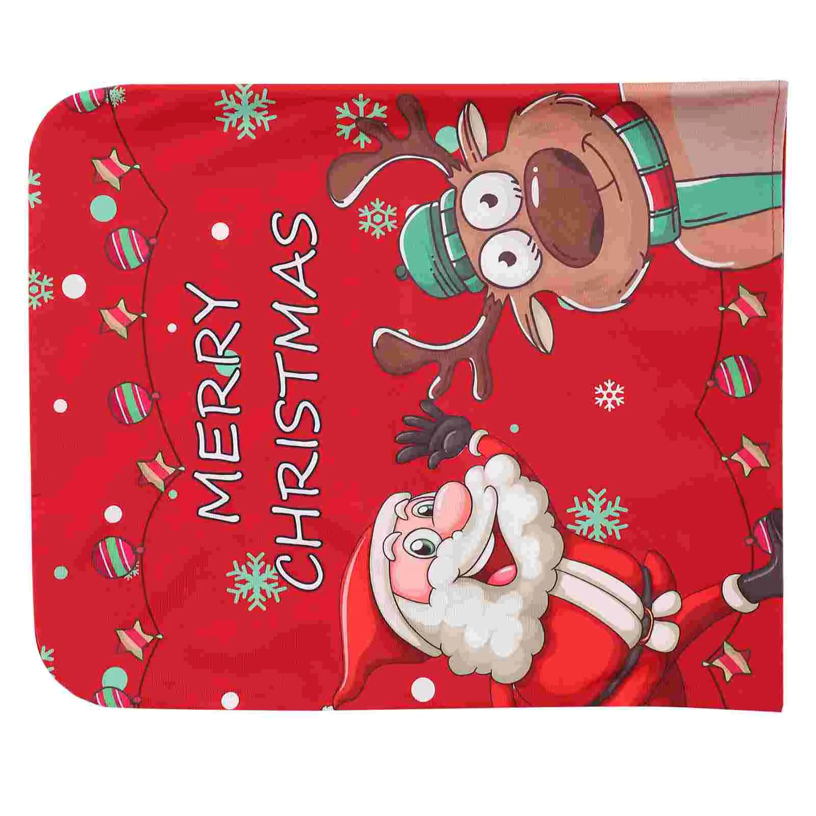 

Chair Back Cover Holiday Covers Dining Room Slipcovers Decorative Christmas Decorations Party Supplies Decorate