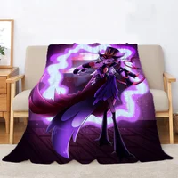 Helluva Boss Throw Blanket for Sofa Luxury Bedding Fluffy Soft Blankets & Throws Beach Towel Home and Decoration Knitted Plaid 1
