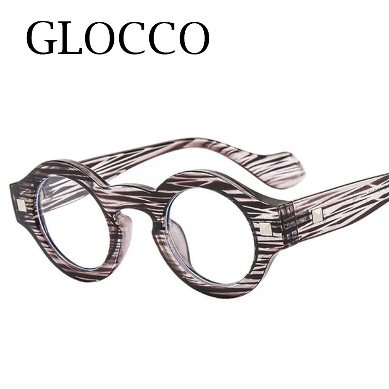 Fashion Retro Round Anti Blue Light Reading Glasses Women New Office Computer Goggles Finished Small Frame Prescription Eyewear 4