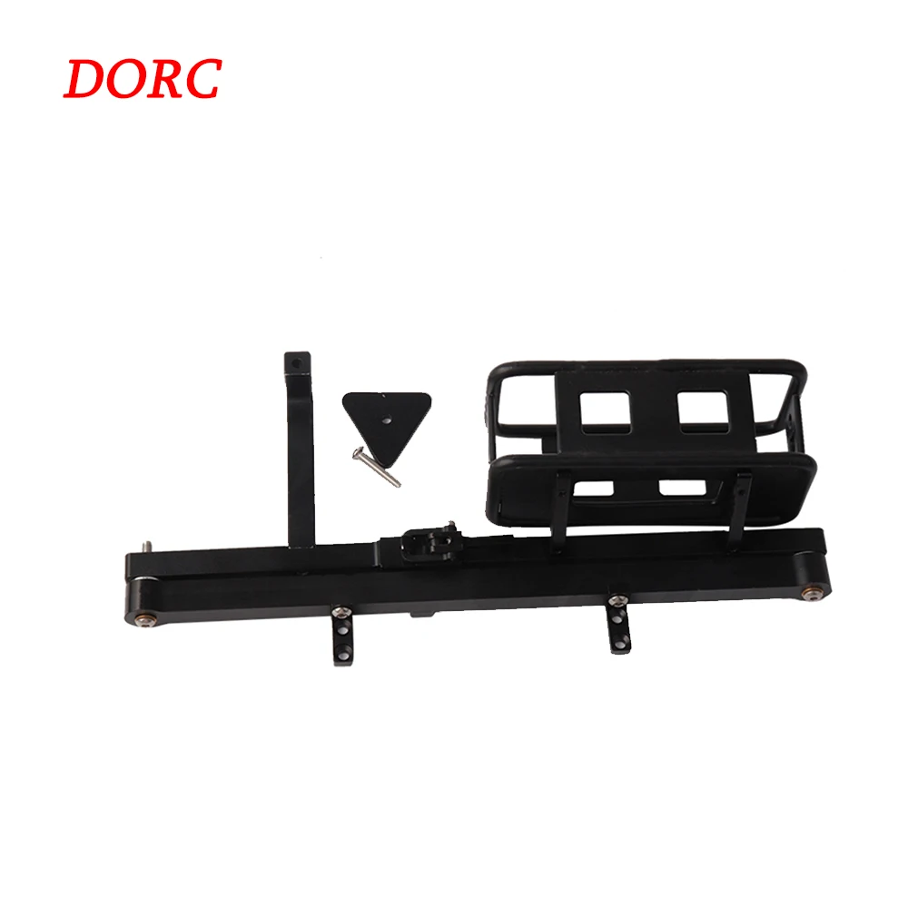 

Metal Rear Bumper with Spare Tire Frame for 1/10 RC Crawler Car RC4WD Gelande II D90 D110 Upgrade Parts