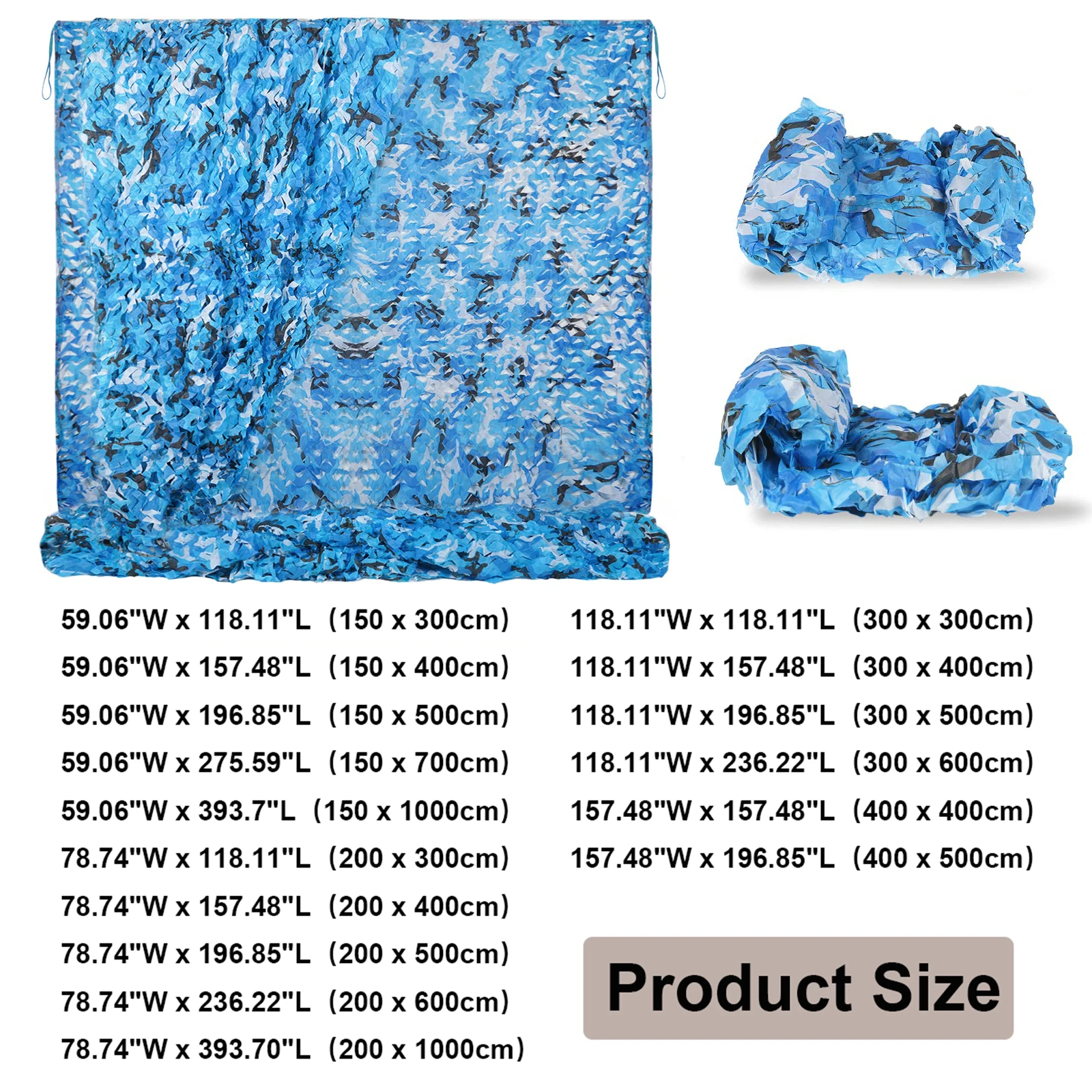 Camouflage Net 16 Sizes Hunting Concealed Sunshade Car Cover Marine Awning Shade Mesh Multi-function