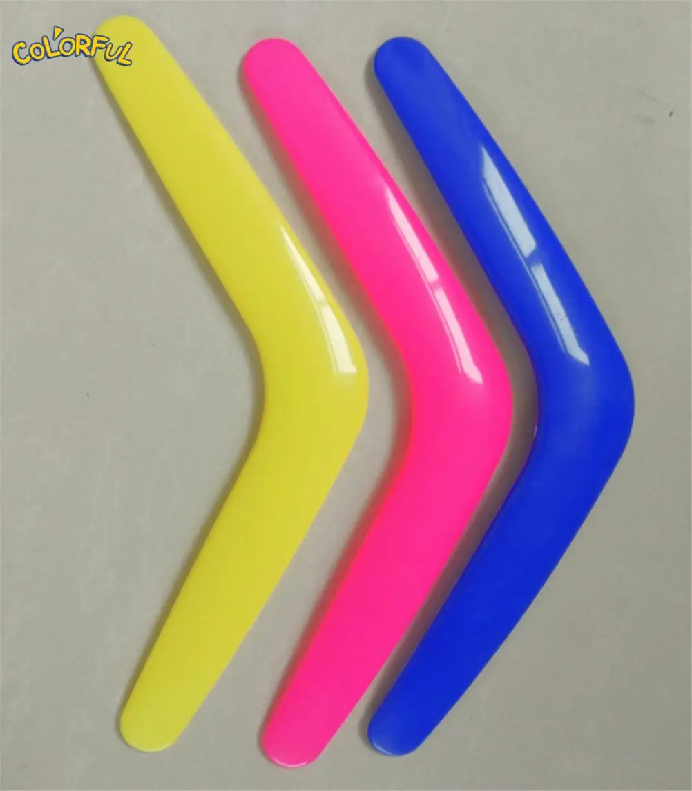 

V Shape Boomerang Handmade Plastic Outdoor Fun Sports Luminous Outdoor Park Special Flying Toys Flying Disk Flying Saucer