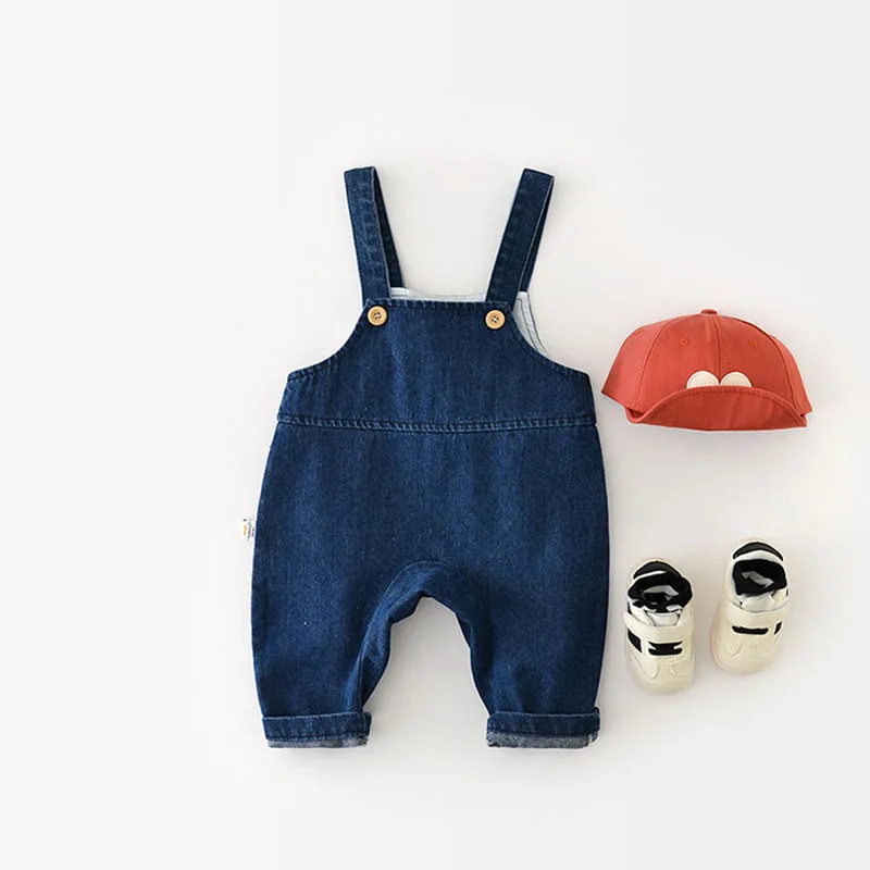 Denim Rompers Jumpsuit for Baby Boys and Girls