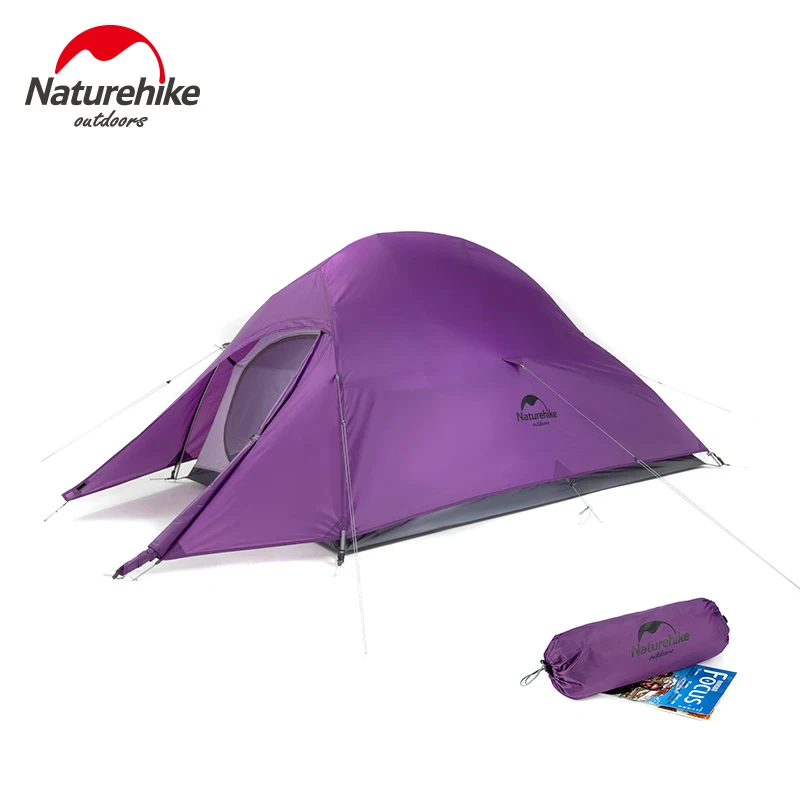 Naturehike cloud up 2 tent палатка для рыбалки туристическая на 1 человека двухслойная шатер
