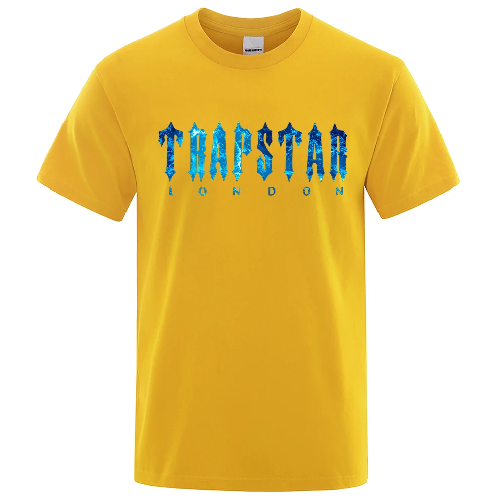 New Shirt Trapstar London Logo Men's Black T-Shirt USA Size S to 5XL