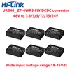 Hi-Link New 6W 48V to 3V 5V 12V 15V 24V Isolated Converter URB2405ZP-6WR3 DCDC Switching Power Supply Module for battery BMS 1