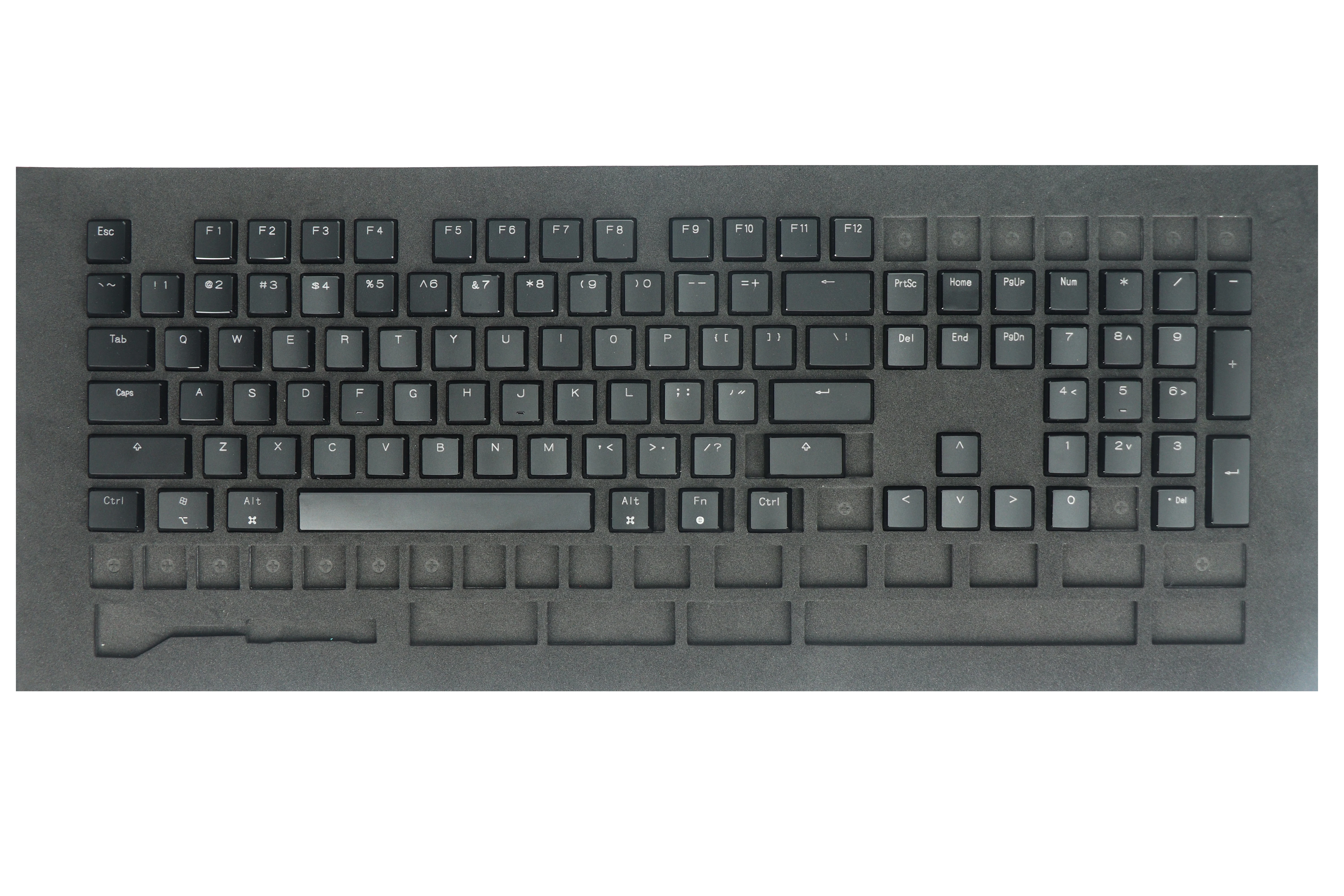 HiUM Aluminum Alloy Low Axis Keycap Custom Metal HL Transparent