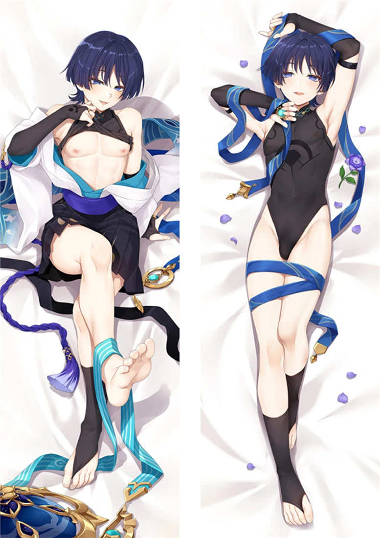 

Anime Decor Genshin Impact Wanderer Scaramouche Dakimakura Waifu Pillowcase 2-Side Print Hugging Body Cushion Cover Gifts