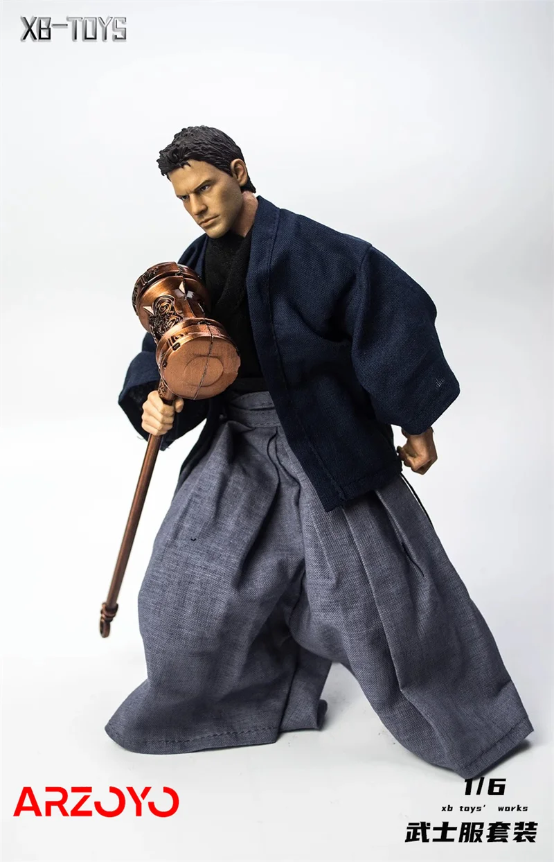 在庫あり 1/6 スケール男性コスプレ日本武士服着物コスチュームモデル