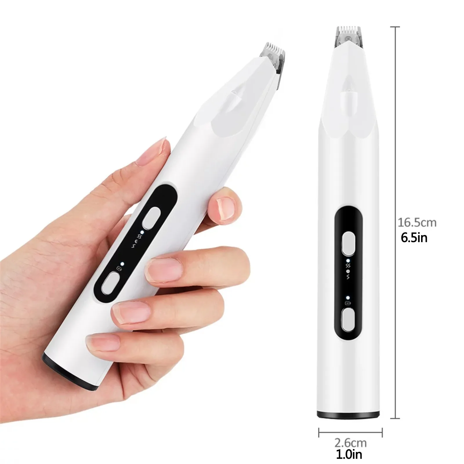 30ml Usb Rechargeable Shaver Cat Ringworm Light Led Light Three-In-One Pet Electric Shaver Partial Hair Shaving