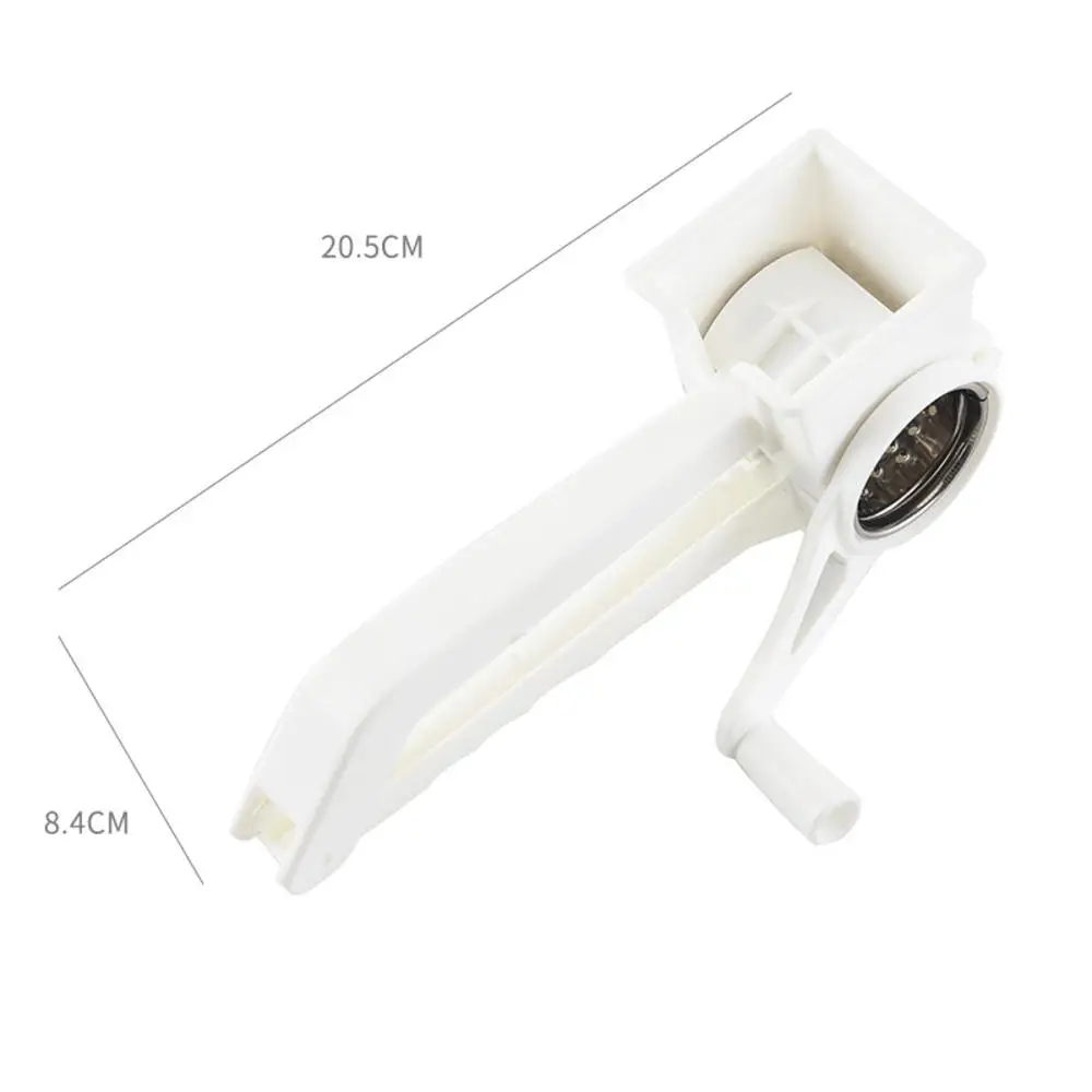 Description Picture 4 of item1Pcs Stainless Steel Cheese Grater Cheese Cutter Rotary Hand-Cranked Multifunction Grater Slicer Kitchen Tools