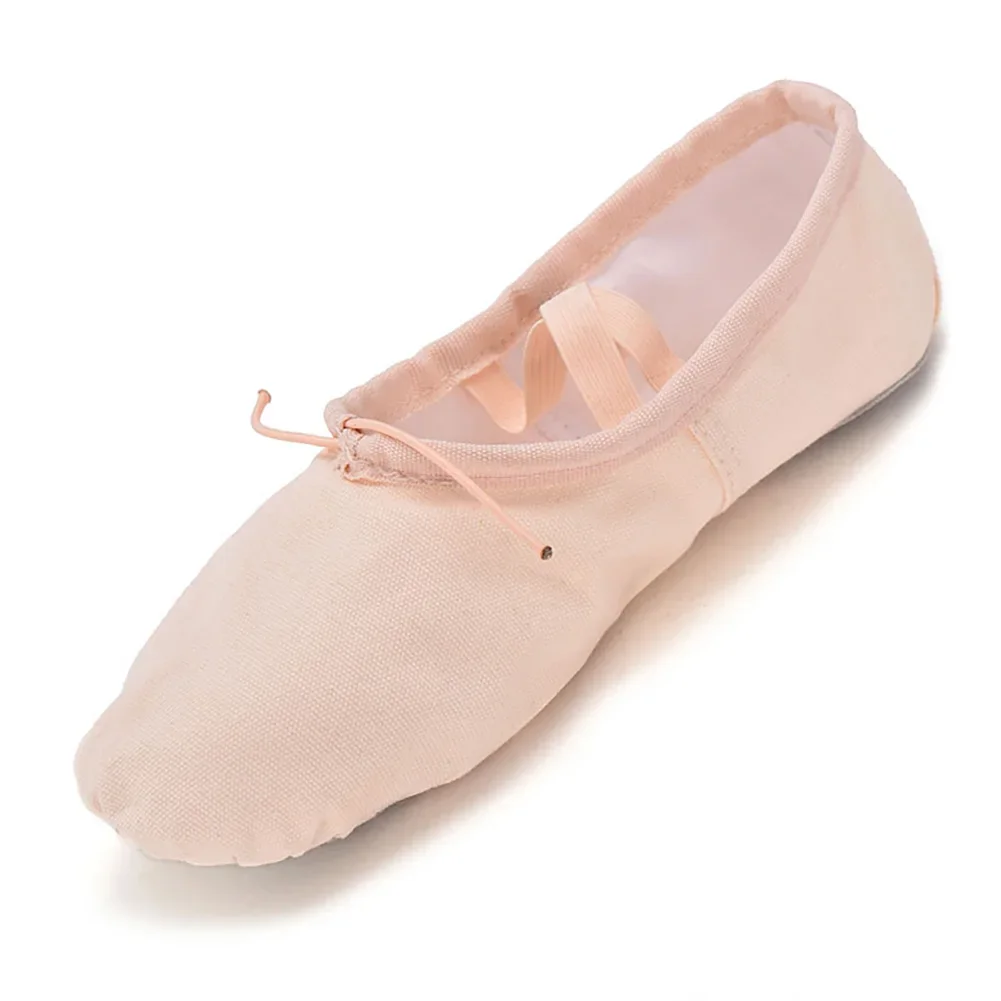 1Pair Girls Ballet Shoes Canvas Soft Sole Ballerina Ballet Dance Slippers Children Practise Ballerina Shoes Woman Dance Shoes