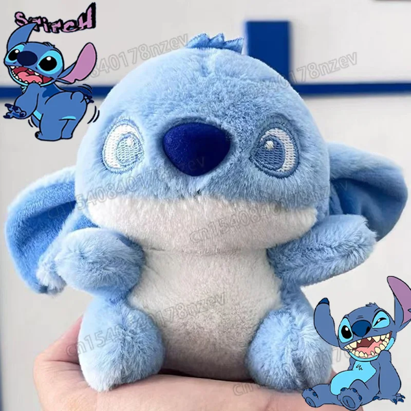 

Cartoon Lilo & Stitch Plush Pendant Students Cute Bag Plush Doll Pendant Decoration for Kids Stitch Angel Keychain Accessories