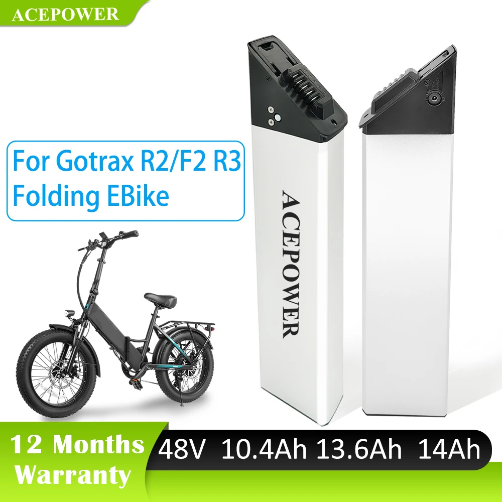 Gotrax F2 R2 R3 電動自転車バッテリー 48V 10.4Ah 13.6Ah 14Ah 電動 