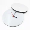 Sublimation Blank Simple Wooden MDF Wall Clock Living Room Home Decoration Custom Logo Wall Hanging Clocks Home Wood Wall Clock 1