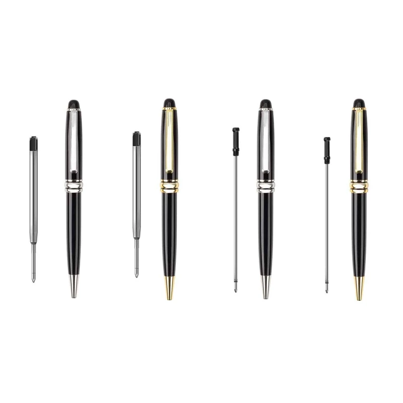 Dropship 4pcs Ballpoint Pens,Fine Point Smooth Writing Pens,Metal