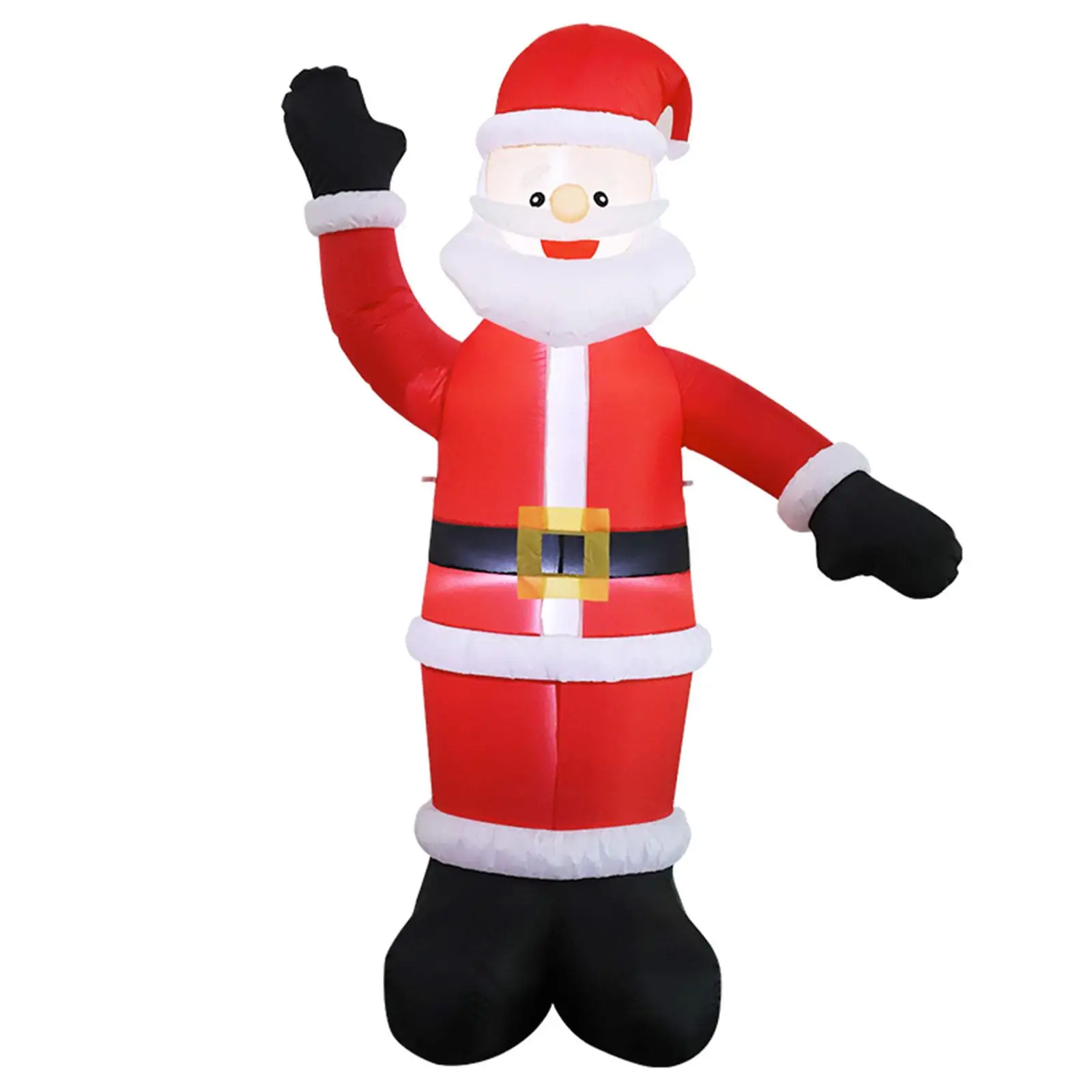 

180cm Christmas Santa Claus Inflatable Decoration EU 220V Adorable Xmas Decoration Outdoor with LED Lights for New Year Durable