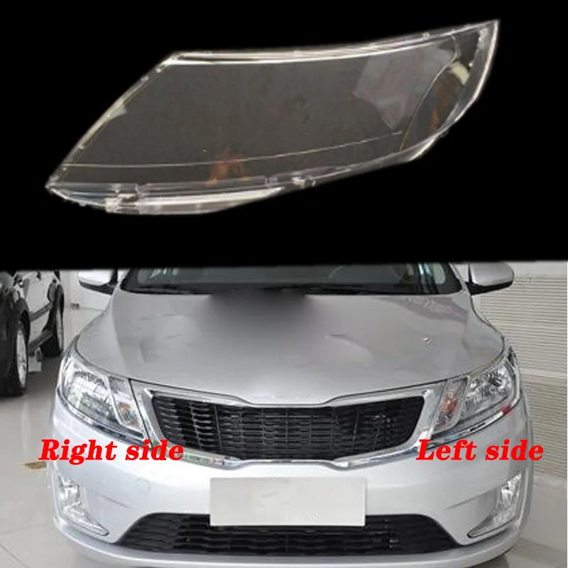 Para Kia Rio K2 2009-2012 faros delanteros pantallas transparentes ...