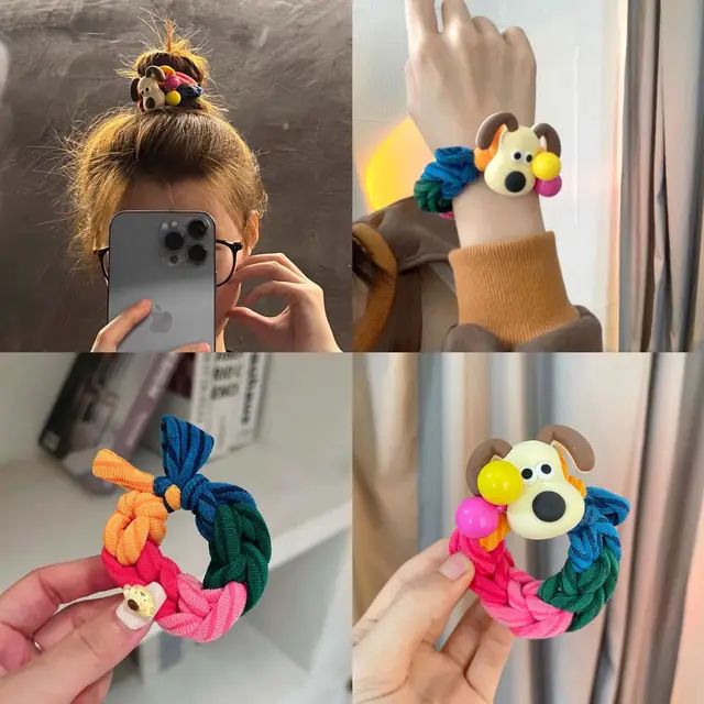 Coleteros tejidos, cuerda para el cabello, coleteros, lazos