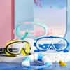 Big Frame Swimming Goggles Wide View Anti Fog Swim Glasses Silicone Transparent Diving Eyewear Swimming Beginner 1