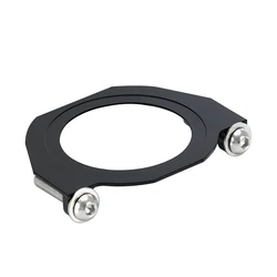 Enhanced Crank Seal Serpentine Belt Guard Protection Plate Replacement (Black)