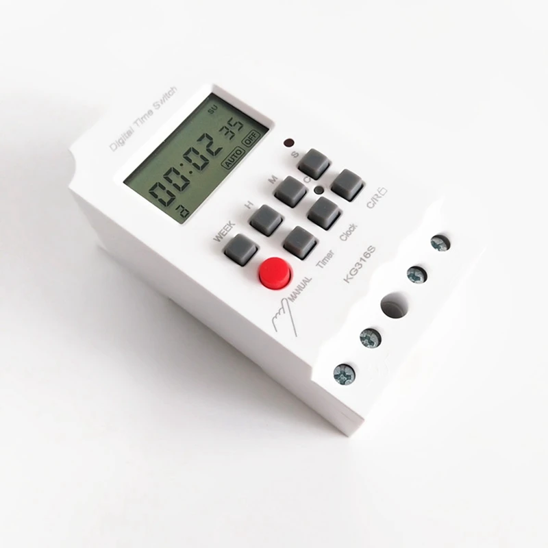 220VAC 25A KG316S Digital 1 Second Timer Switch Automatic Electronic Programmable Power Timer Switch