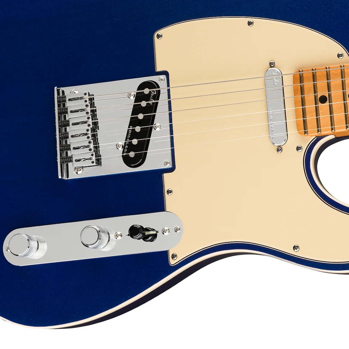 Electric Guitar Dark Blue Ultra Tele Electric Guitar Solid Mahogany Body Maple Fretboard
