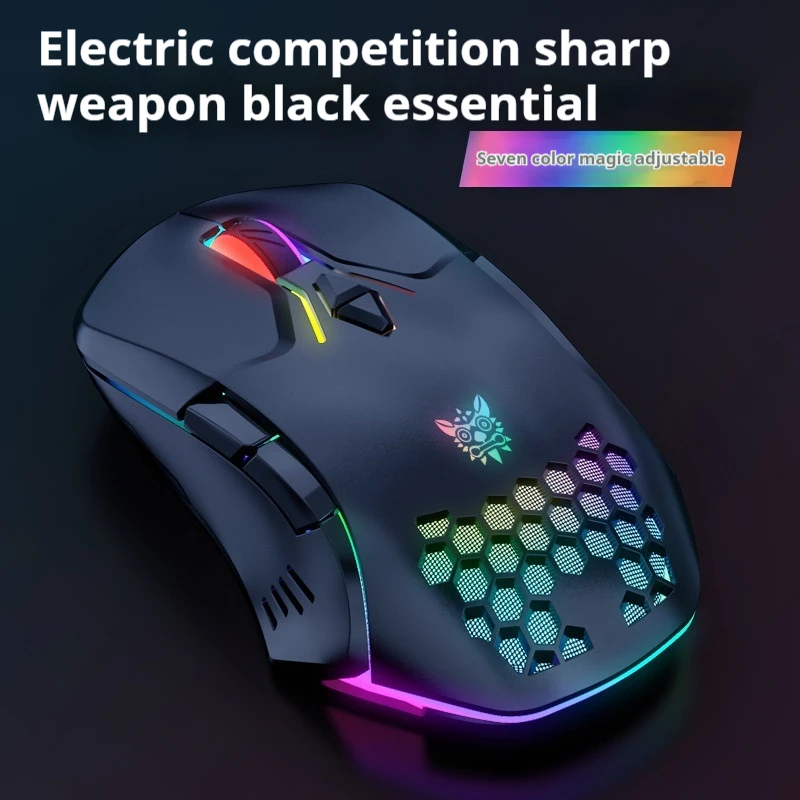 Cw902-E-Sports-Mechanical-Mouse-Rgb-Cool-Glowing-Usb-Wired-Four-Tone ...