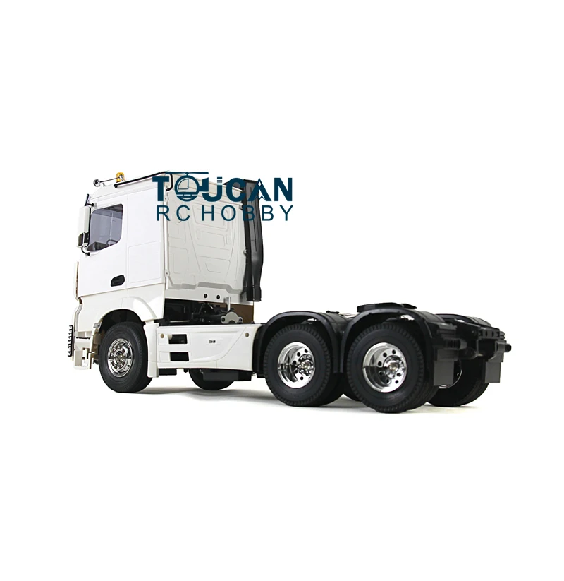 TOUCAN 3Axles Low Top 1/14 RC Tractor Truck Remote Control Construction Vehicle Car Outdoor Toys for Boys Gift Trailer  2
