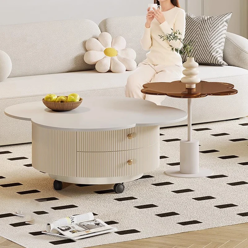

Small Space Modern Coffee Table Unique Living Room Small Designer Coffee Table Waterproof White Mesitas De Noche Household Items