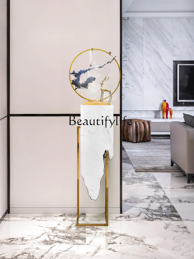 

New Chinese Style Hallway Living Room Floor Loop Flowing Water Ornaments