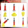 32Pcs Caulking Nozzle Set Universal Caulking Finisher Tool 5-35mm Multi-Size Caulking Tip Kit Stainless Steel Caulking Tool Set 6