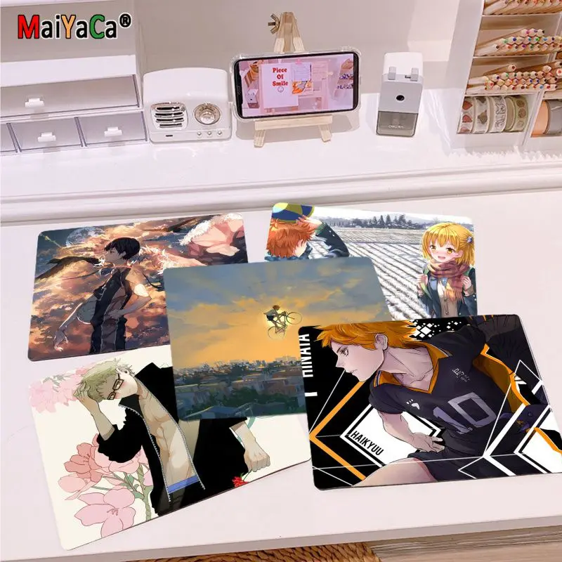 

Haikyuu Mousepad Anti-Slip Thickened Mouse Pad Gaming Keyboard Table Mat Office Supplies Room Decor Writing Desk Mats