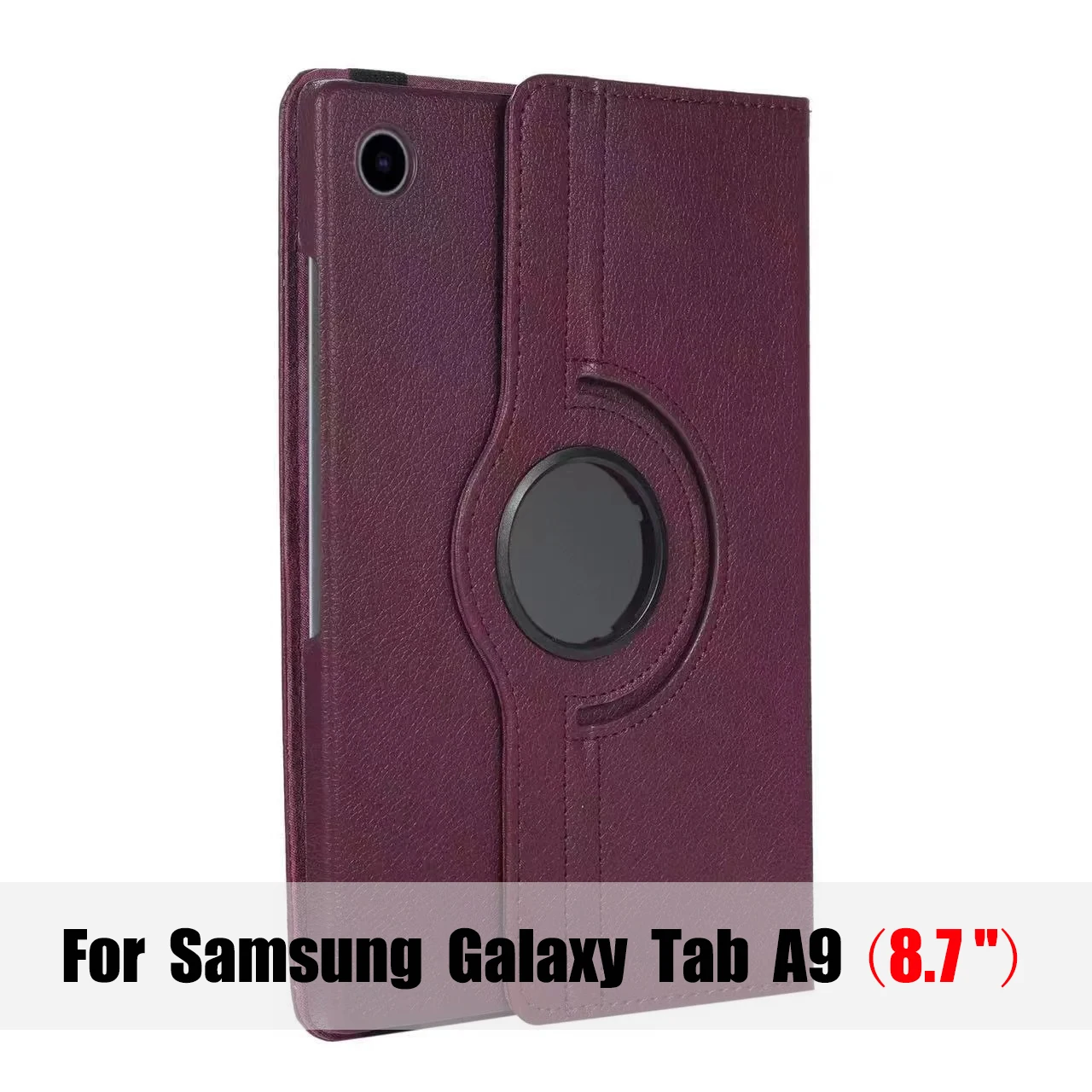Ultra-Thin PU Leather Rotating Stand Case with Sleep-Wake Function