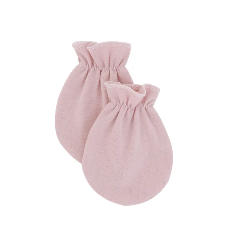 Spring And Autumn Baby Anti-Grab Gloves Single Layer Summer Baby Gloves Solid Color Newborn Elastic 0-1 Years Old Mitones